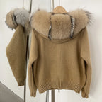 Nola Fur Knitwear Coat