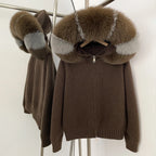 Nola Fur Knitwear Coat