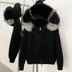 Nola Fur Knitwear Coat