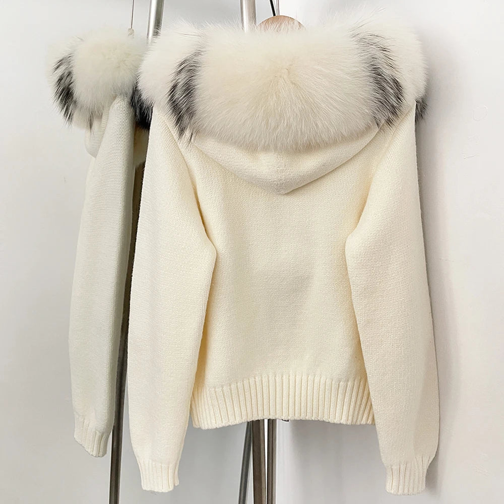 Nola Fur Knitwear Coat